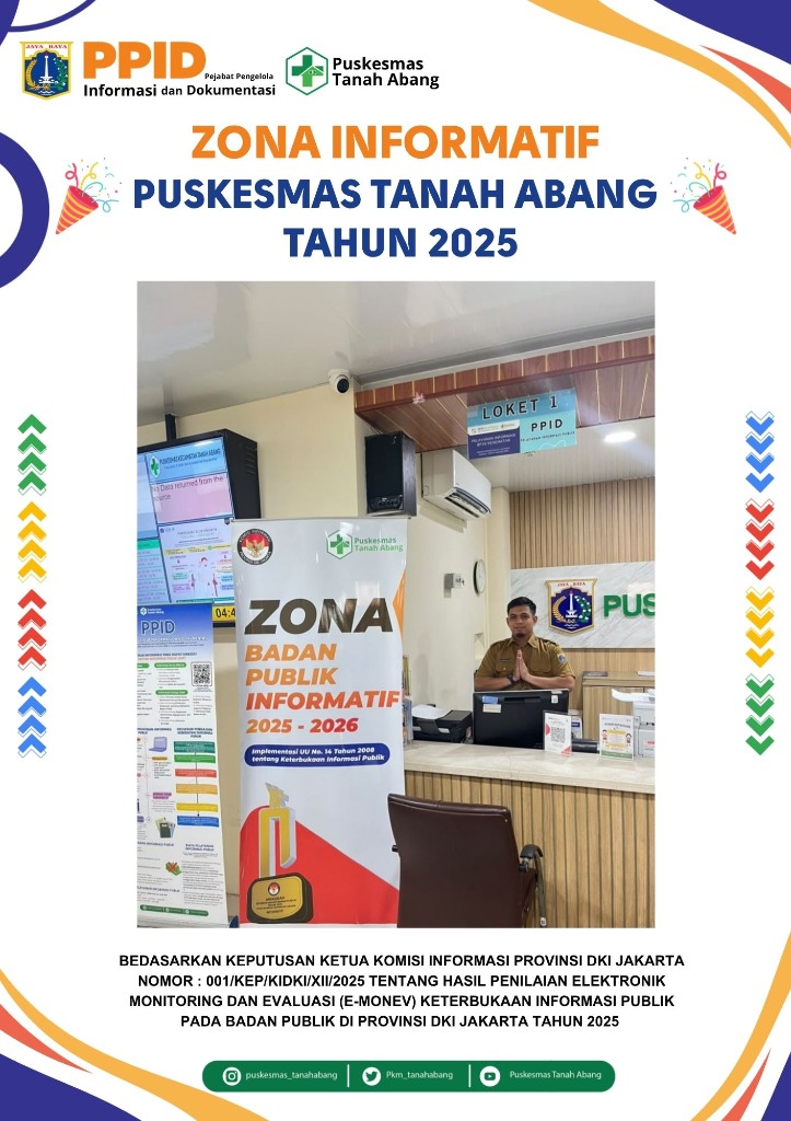 Zona Informatif Puskesmas Tanah Abang 2025