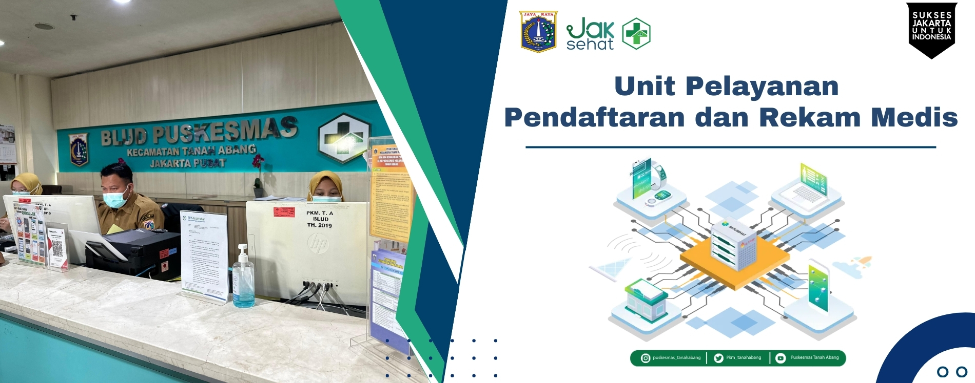 Loket Pendaftaran Puskesmas Tanah Abang