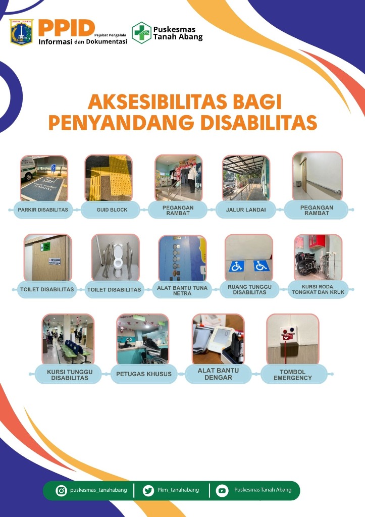Aksesibilitas Disabilitas Puskesmas Tanah Abang